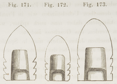 Badische Mini&eacute;-Geschosse