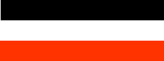 Schwarz-Wei�-Rot, die Farben des deutschen Kaiserreichs
